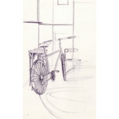 Croquis d'un vélo